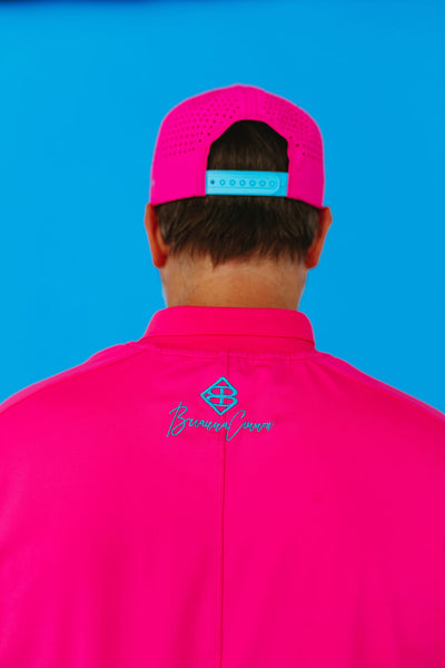 Hot Pink BC Snapback Hat