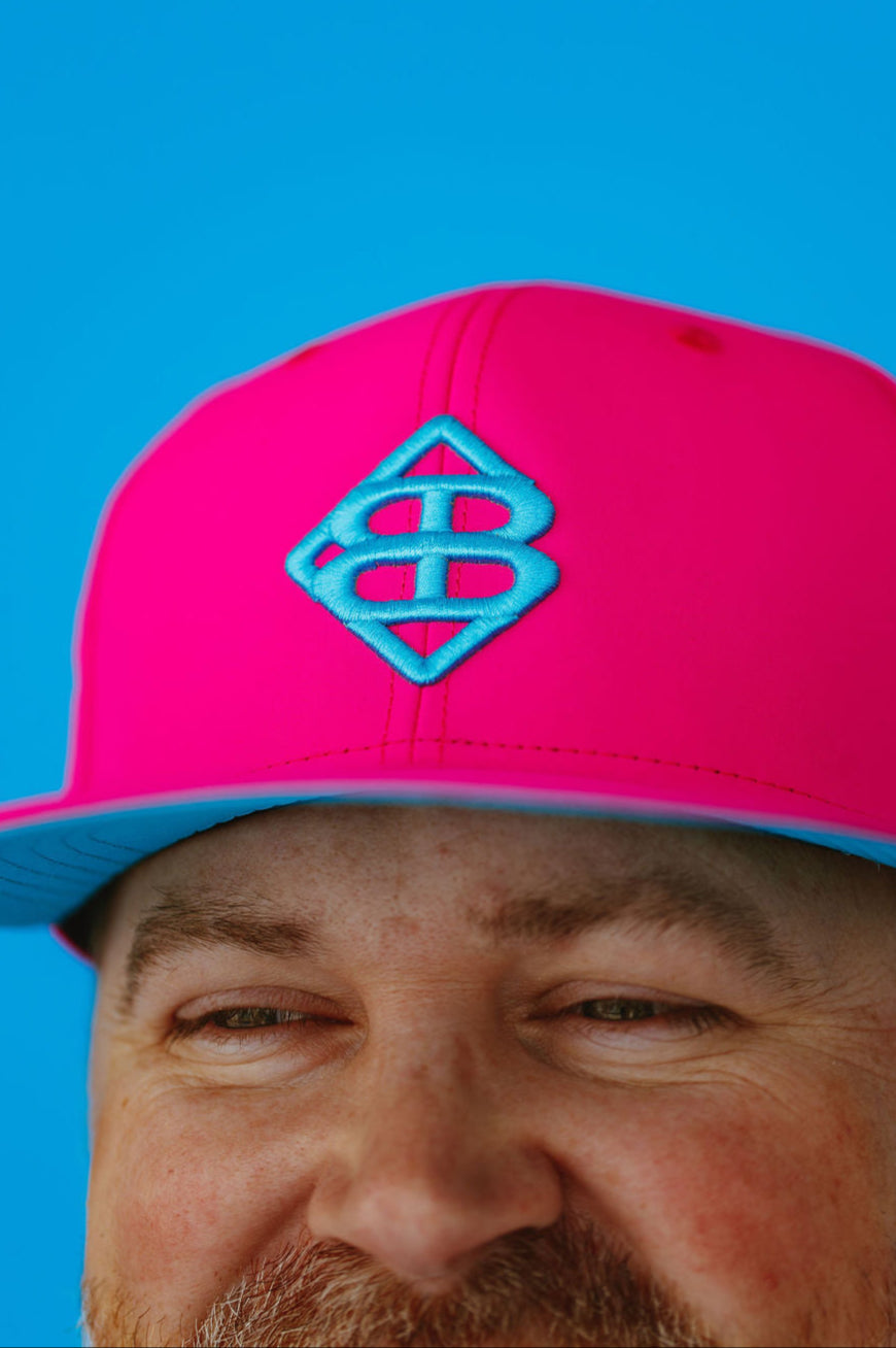 Hot Pink BC Snapback Hat