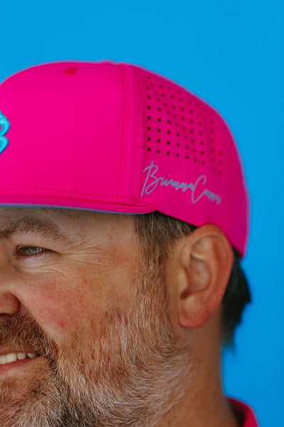 Hot Pink BC Snapback Hat