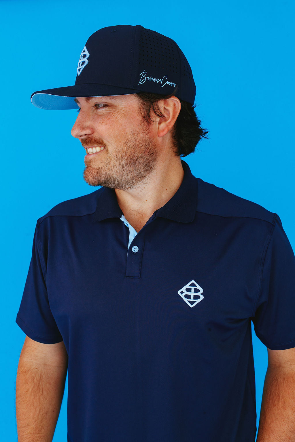 Navy BC Snapback Hat