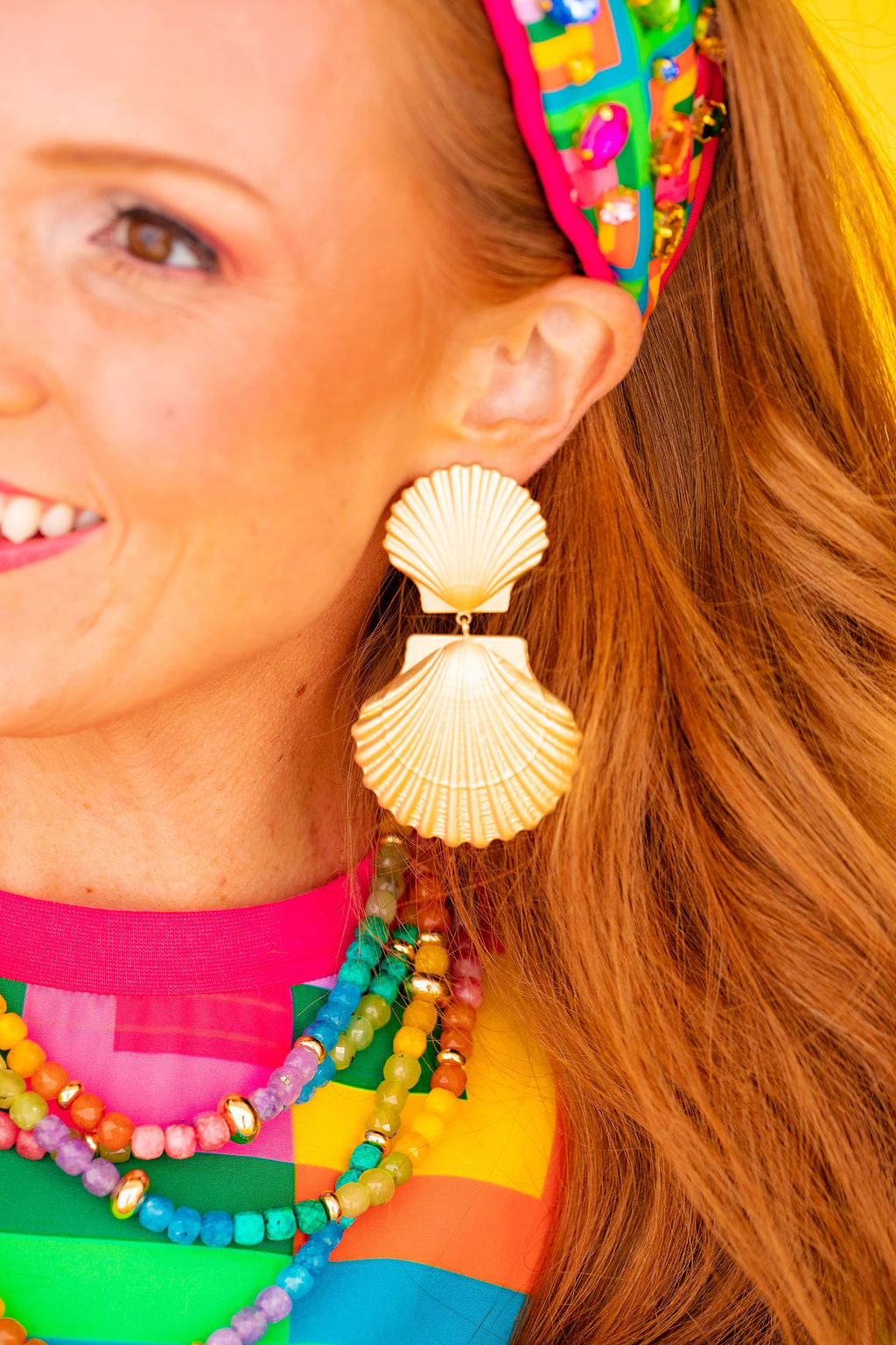 Rainbow Natural Stone Layered Necklace