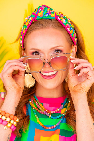 Rainbow Natural Stone Layered Necklace