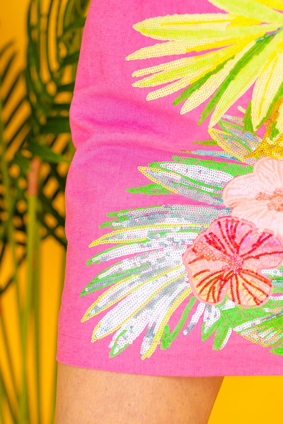 Palm Princess Sundress