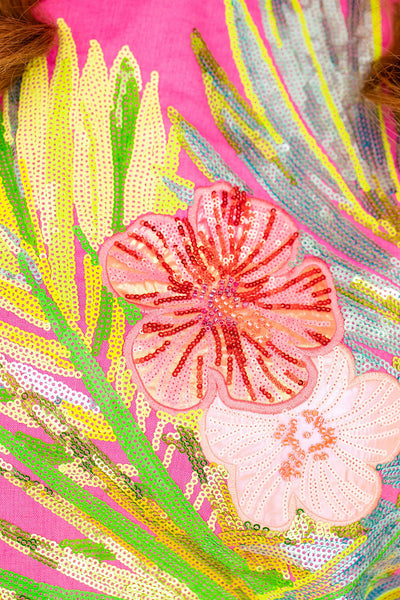 Palm Princess Sundress