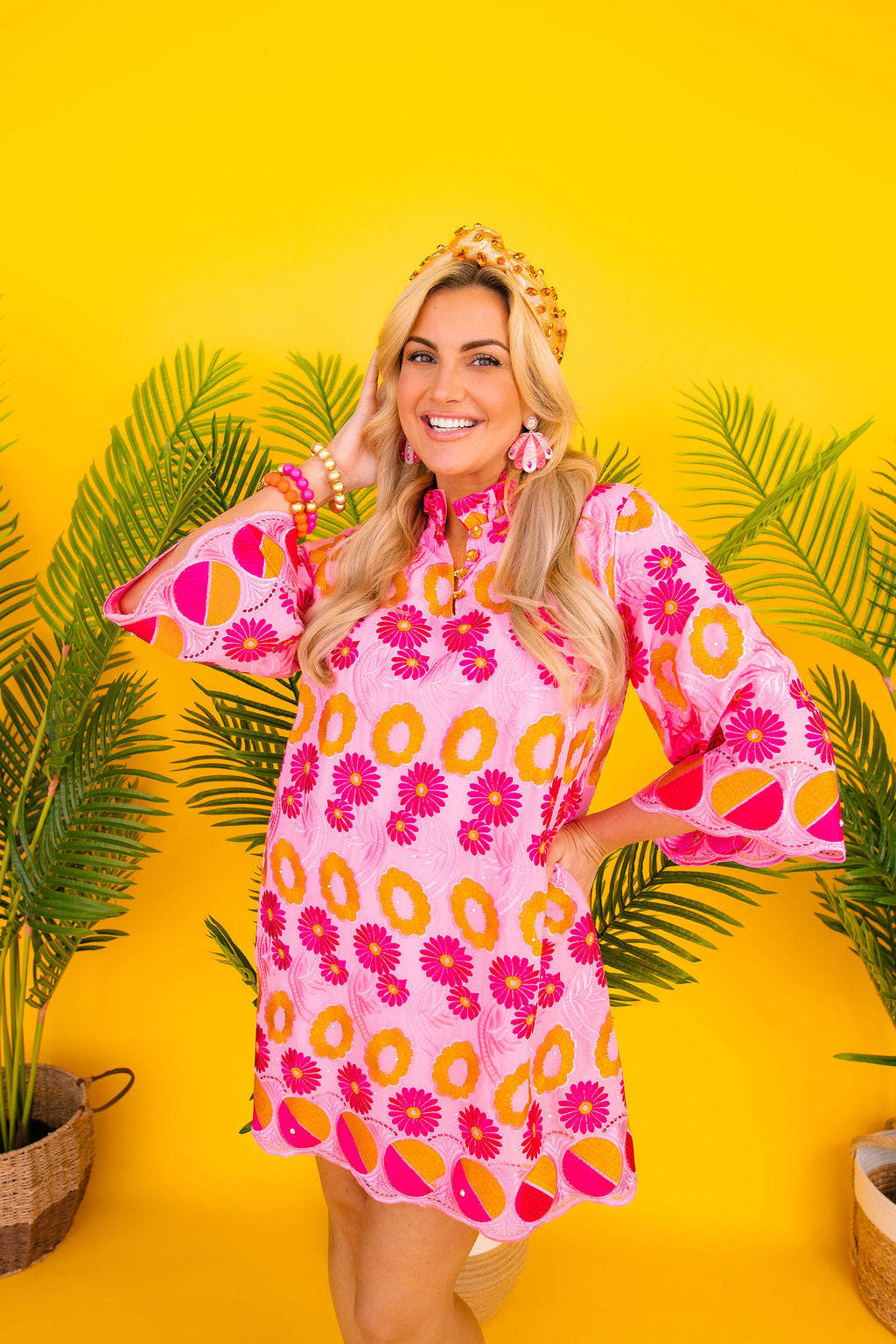 BC Caftan - Cara Cara Pink & Orange