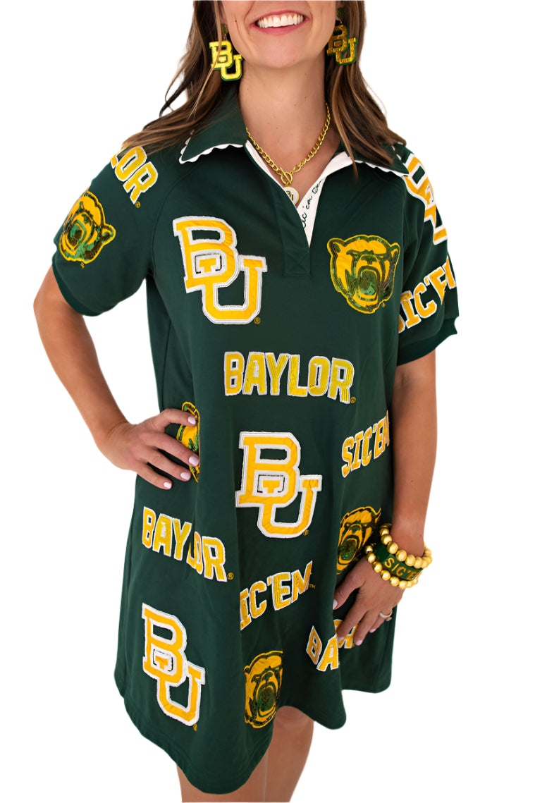 Baylor Logo Patch Dress