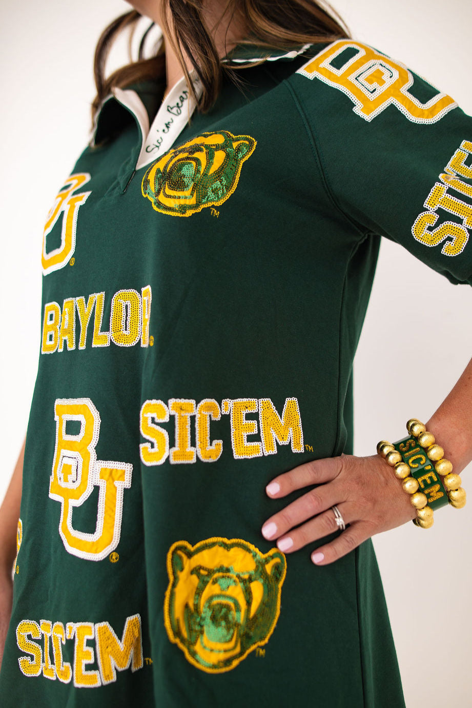 Baylor Logo Patch Dress