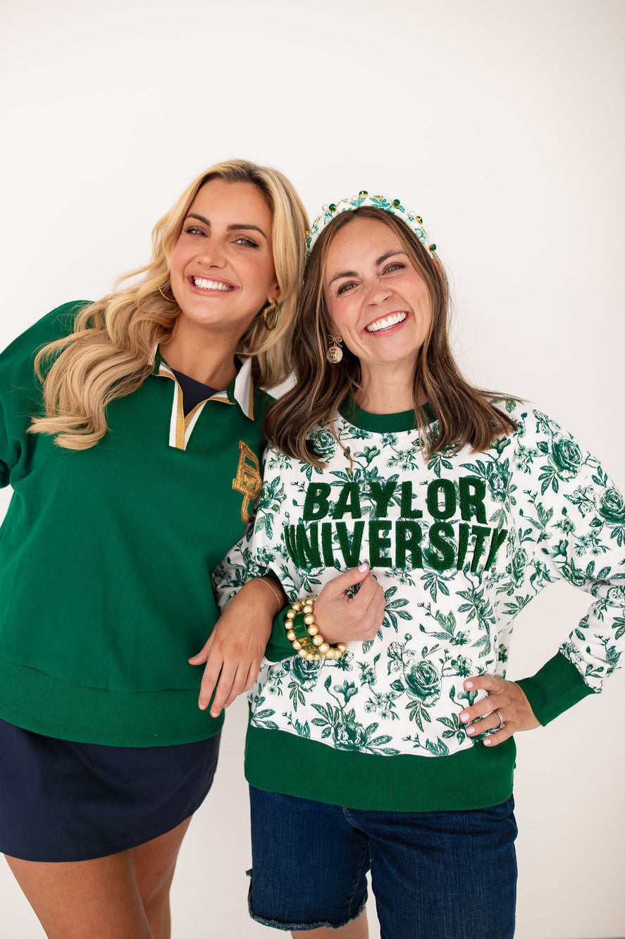 Baylor Floral Toile Sweatshirt