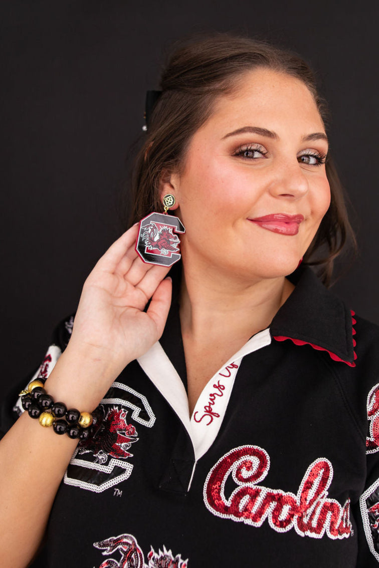 University of South Carolina Logo Earrings