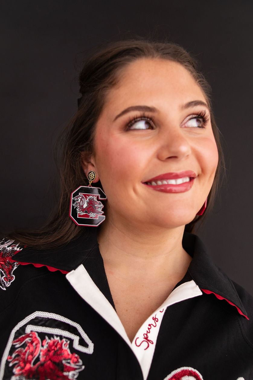 University of South Carolina Logo Earrings