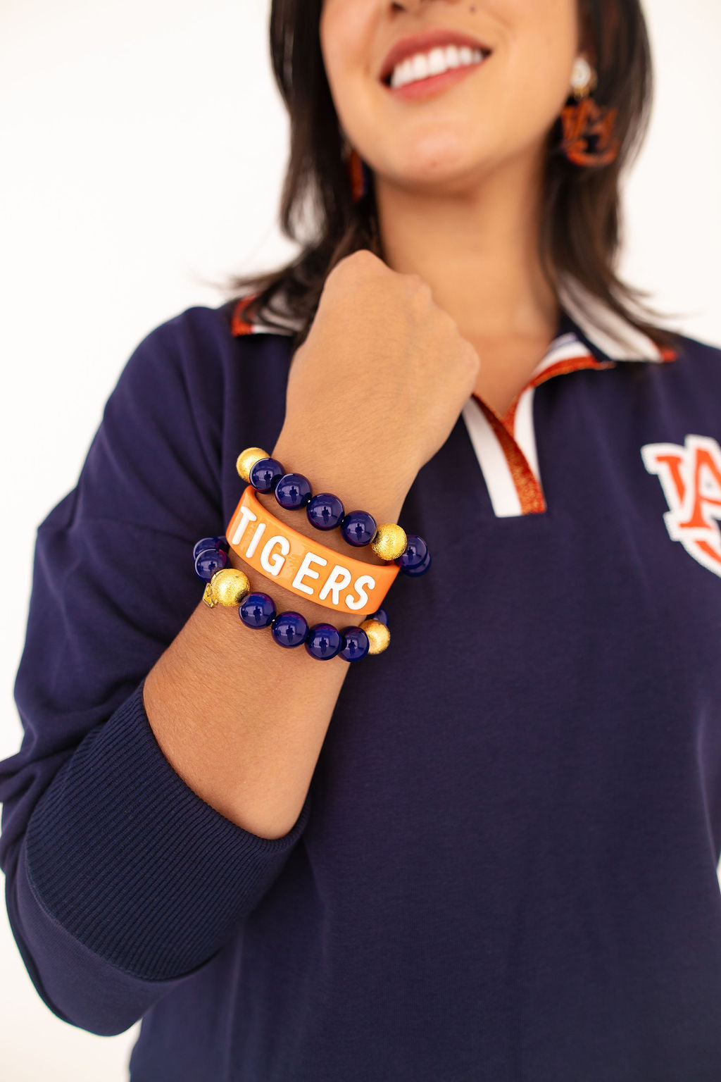 Orange TIGERS Cuff
