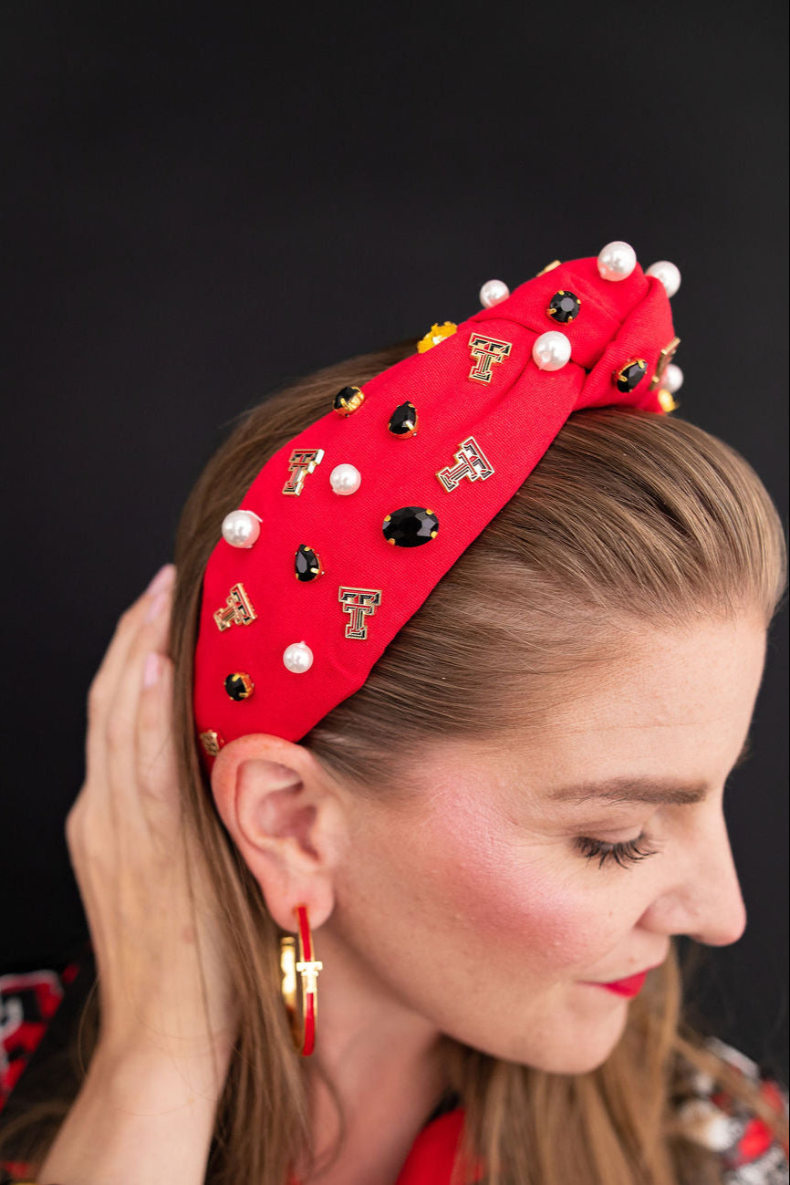 Texas Tech Red Logo Headband