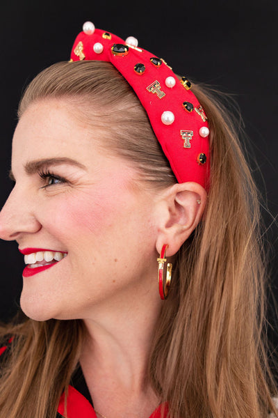 Texas Tech Red Logo Headband