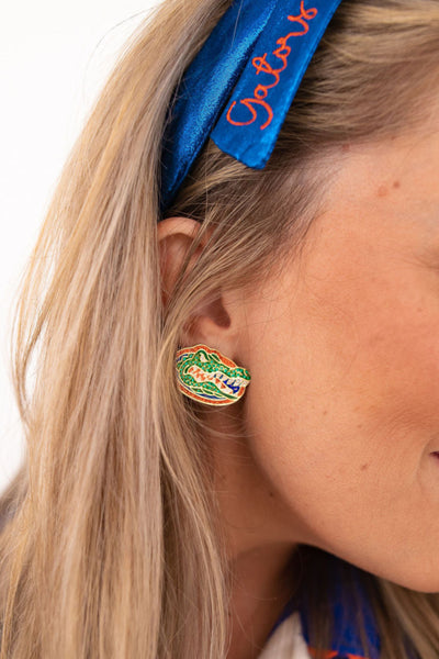 Florida Pavé Logo Studs