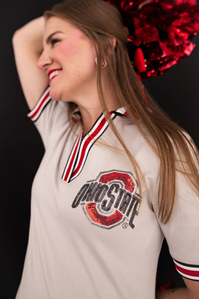 Ohio State BC Club Dress with Buckeye Logo