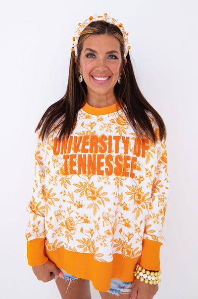 Tennessee Floral Toile Sweatshirt