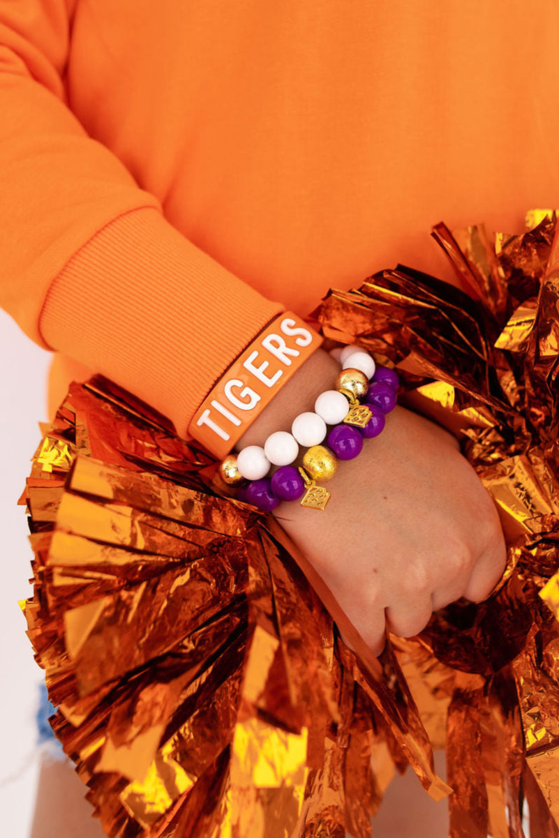 Orange TIGERS Cuff