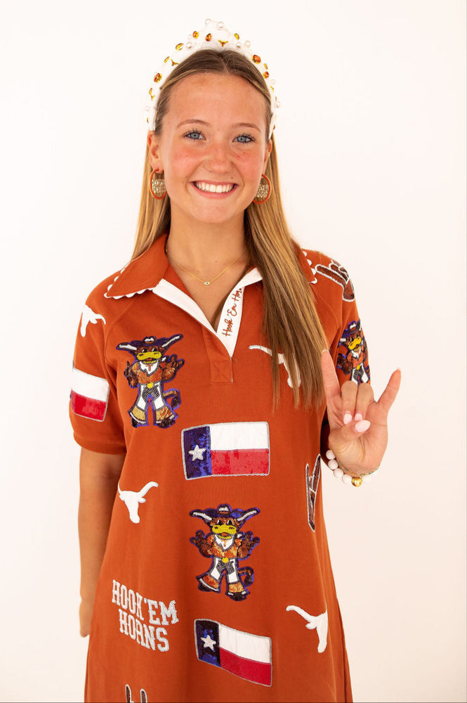 Texas Longhorns Logo Patch Dress | Brianna Cannon