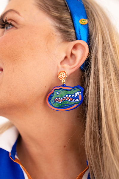 Florida Gator Logo Earrings