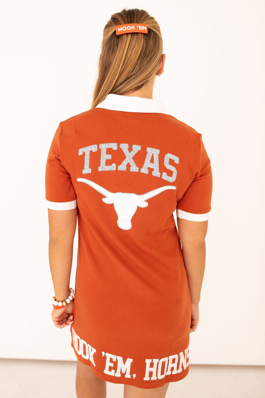 Texas BC Club Dress with Longhorn
