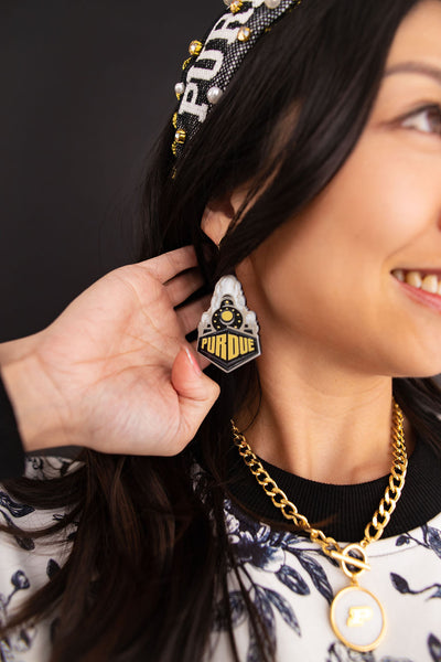 Purdue Boilermaker Special Earrings