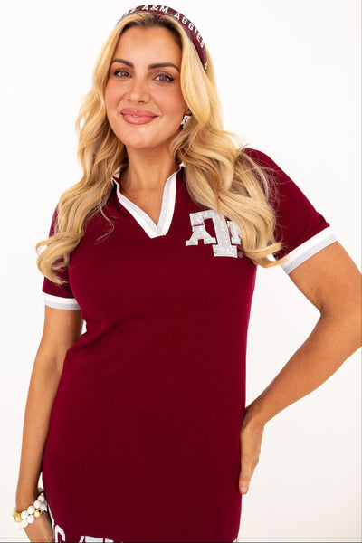 Texas A&M BC Club Dress with Reveille Logo