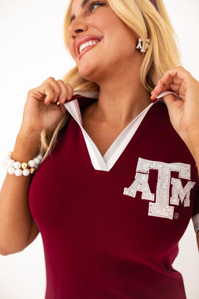 Texas A&M BC Club Dress with Reveille Logo