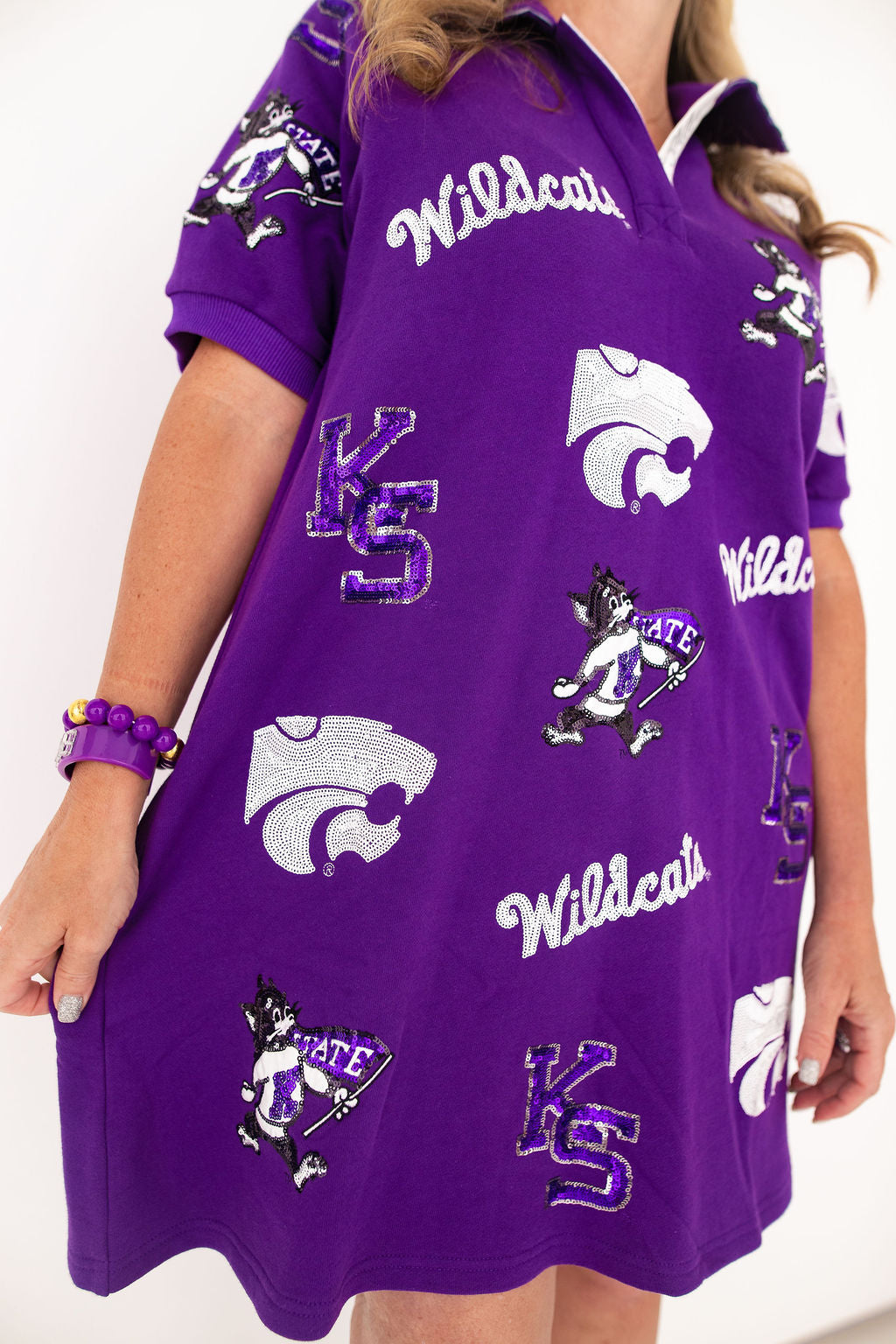 Kansas State Logo Patch Dress