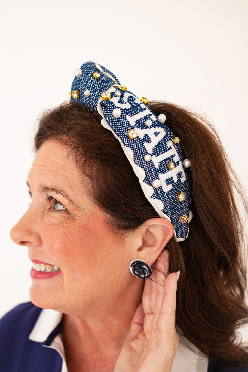 Penn State Adult Size PENN STATE Cross Stitch Headband