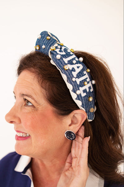 Penn State Adult Size PENN STATE Cross Stitch Headband
