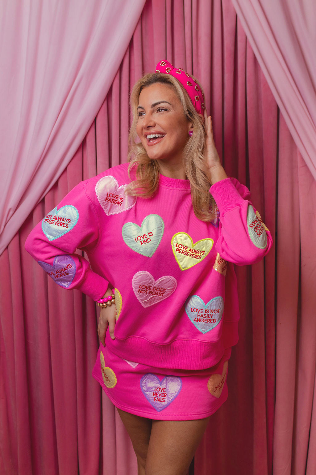 1 Corinthians Candy Hearts Sweatshirt PRE-ORDER (Est. Ship 1/9)