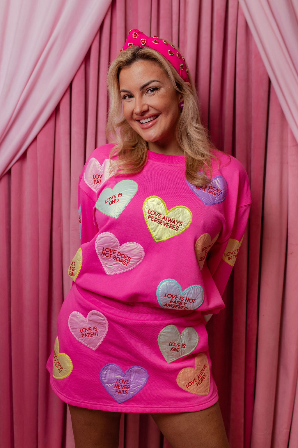 1 Corinthians Candy Hearts Sweatshirt PRE-ORDER (Est. Ship 1/9)