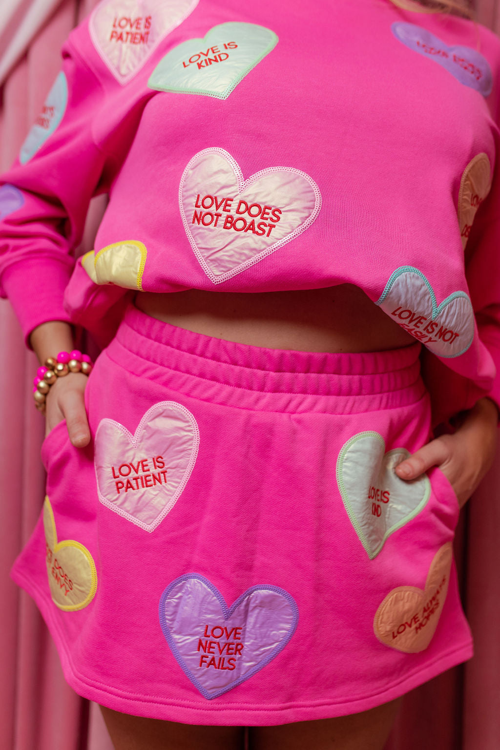 1 Corinthians Candy Hearts Skirt/Skort PRE-ORDER (Est. Ship 1/9)