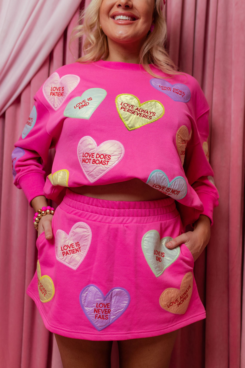 1 Corinthians Candy Hearts Sweatshirt PRE-ORDER (Est. Ship 1/9)