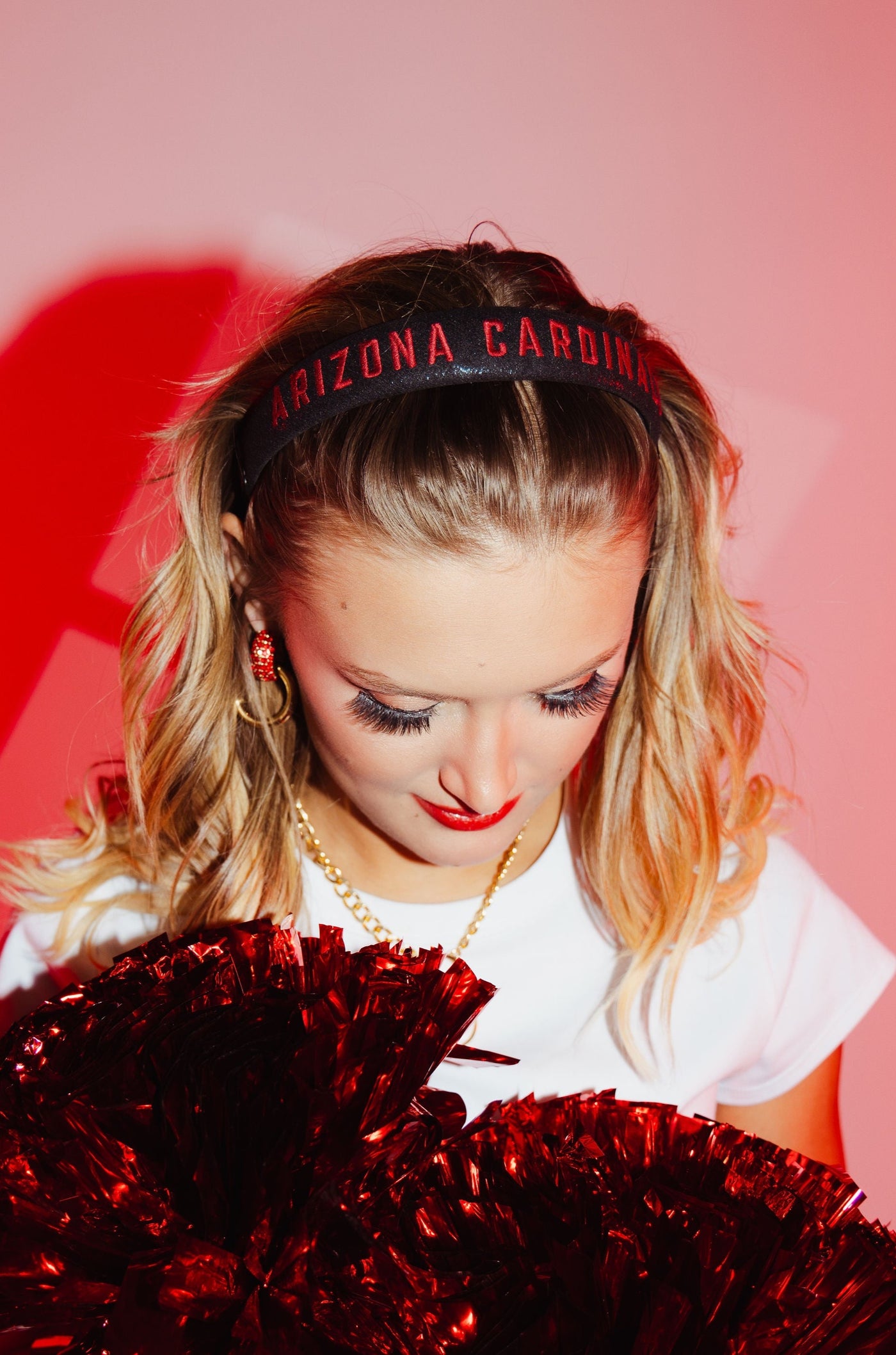 Arizona Cardinals Thin Embroidered Headband