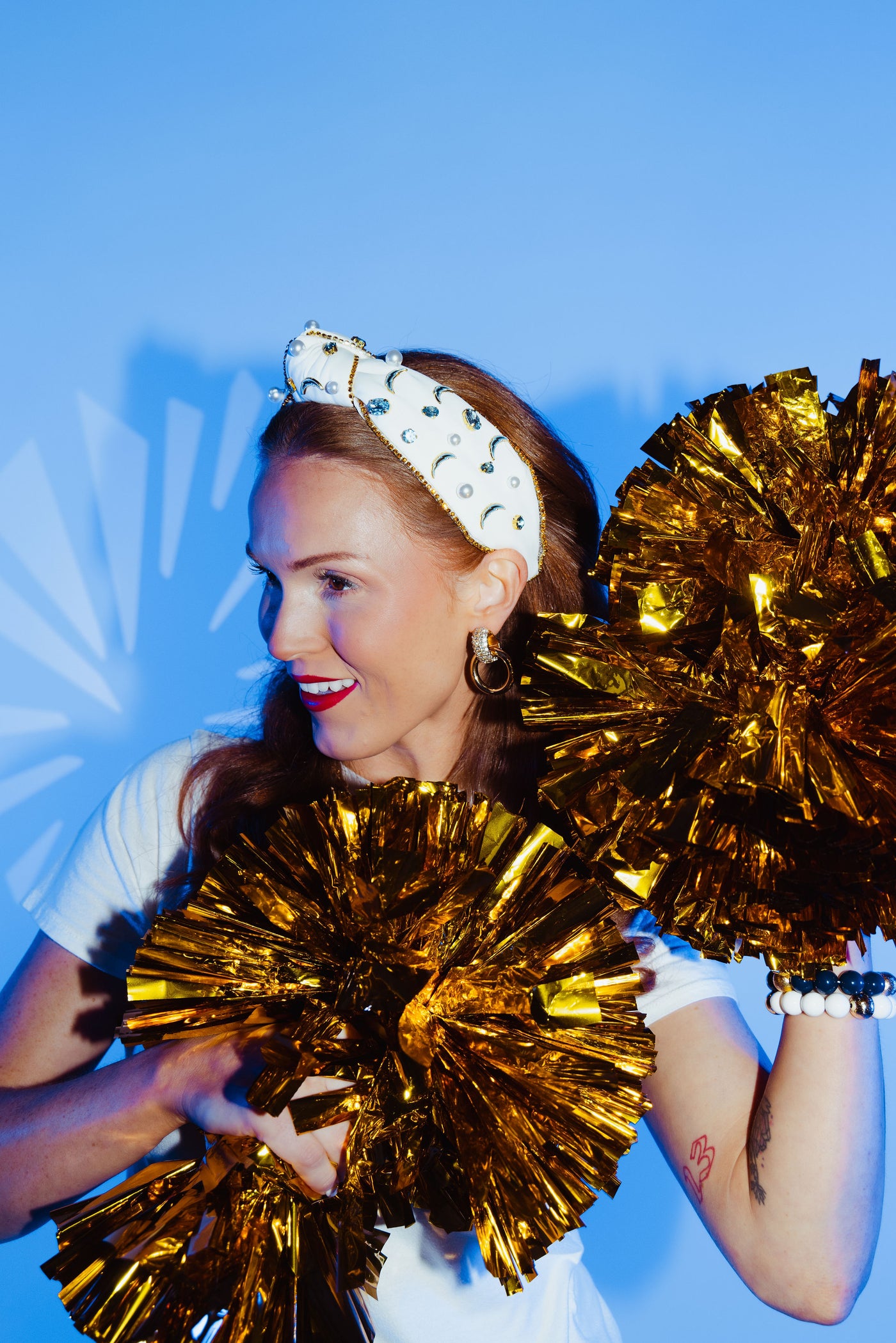 Los Angeles Chargers White Logo Headband