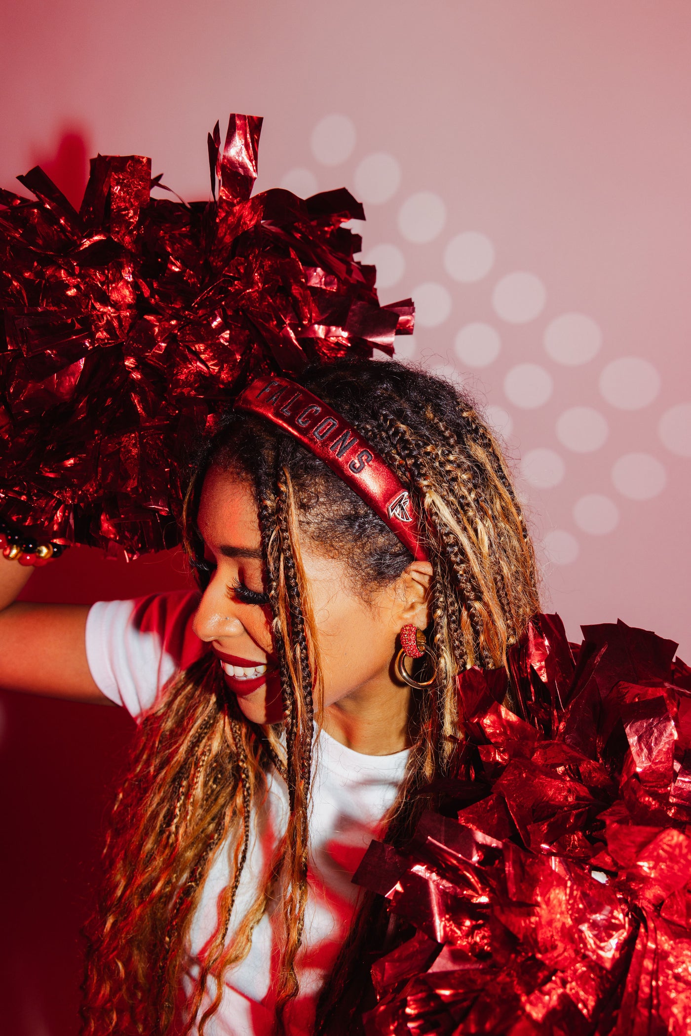 Atlanta Falcons Thin Embroidered Headband