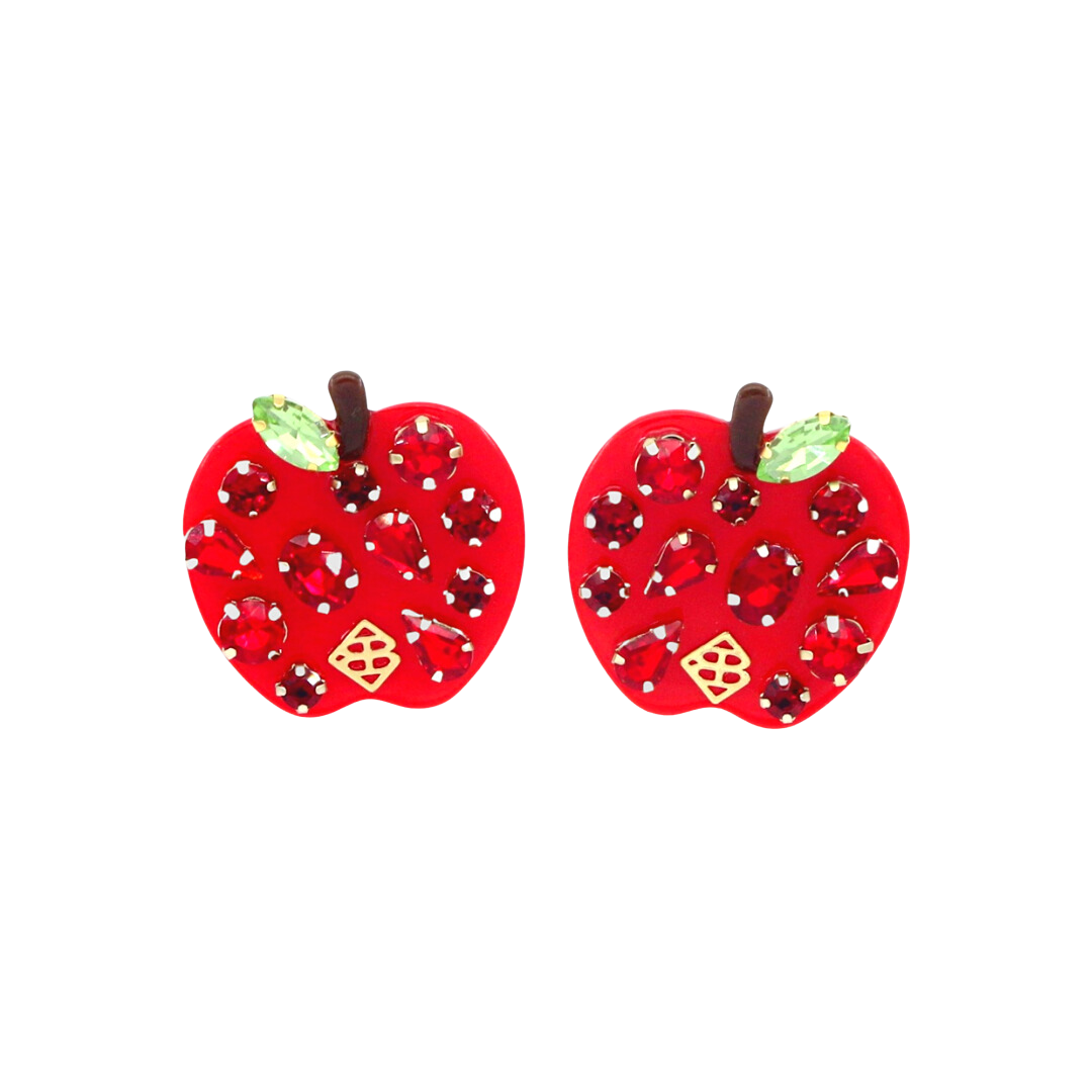 Back to School Apple Earrings