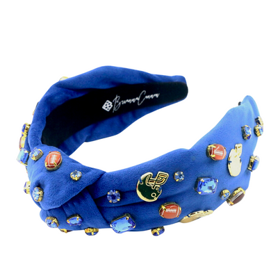 Fan Gear Football Headband in Blue