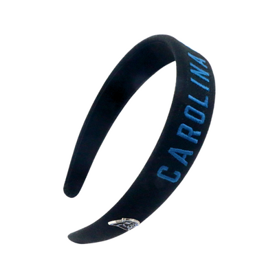 Carolina Panthers Thin Embroidered Headband