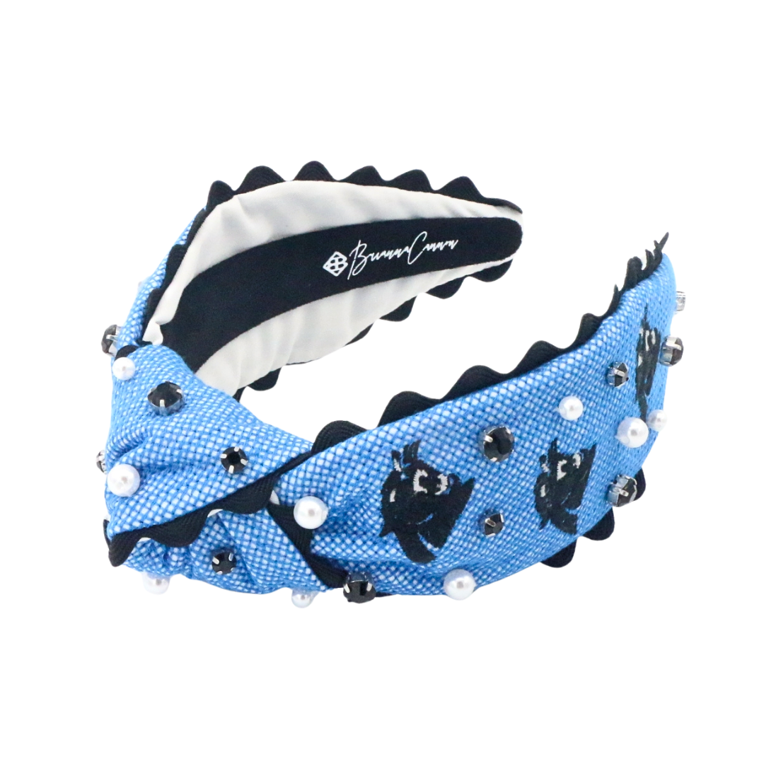 Carolina Panthers Adult Cross Stitch Headband