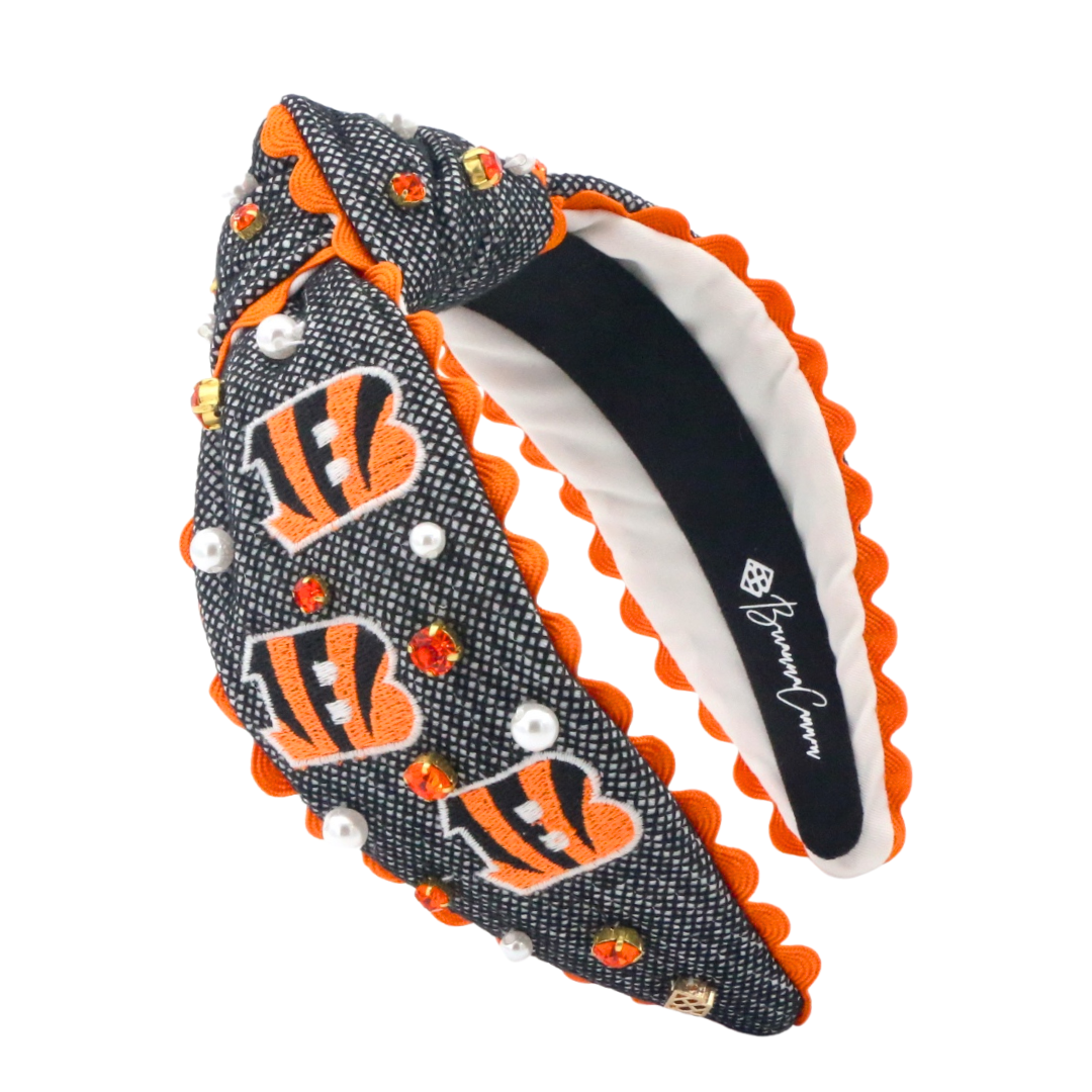 Cincinnati Bengals Adult Cross Stitch Headband