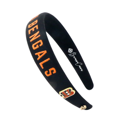 Cincinnati Bengals Thin Embroidered Headband