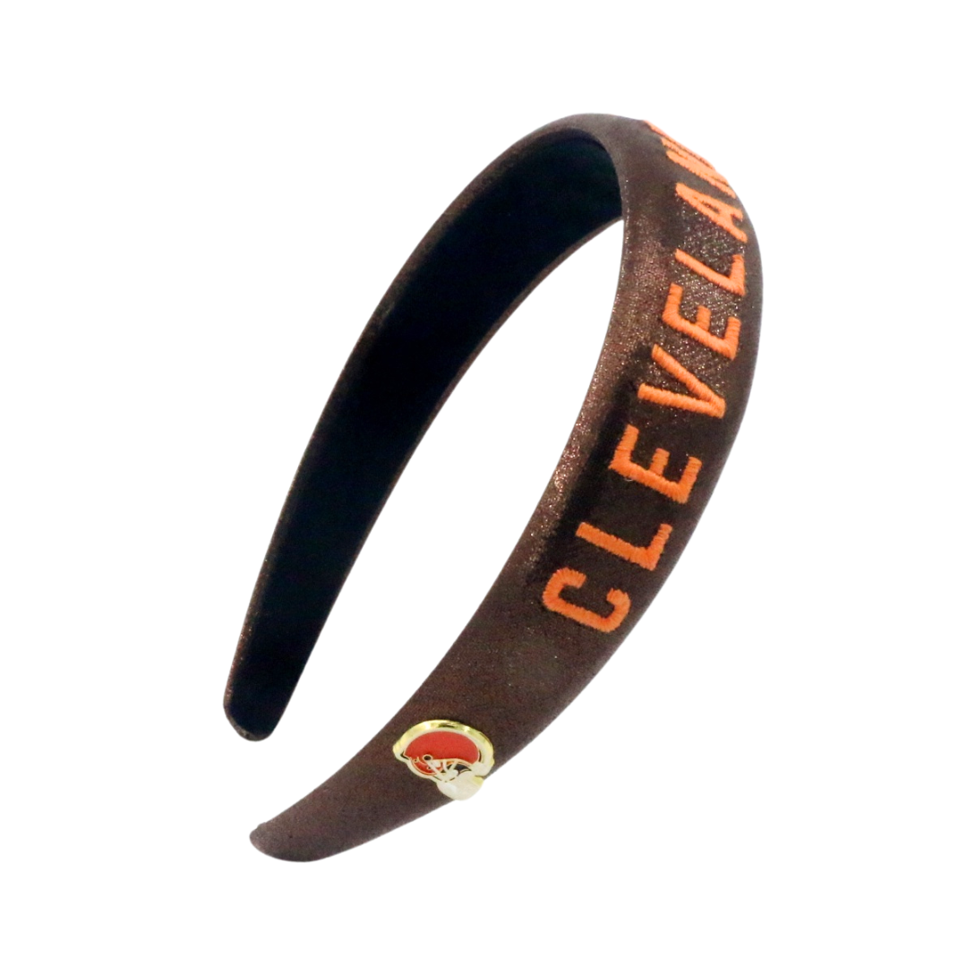 Cleveland Browns Thin Embroidered Headband