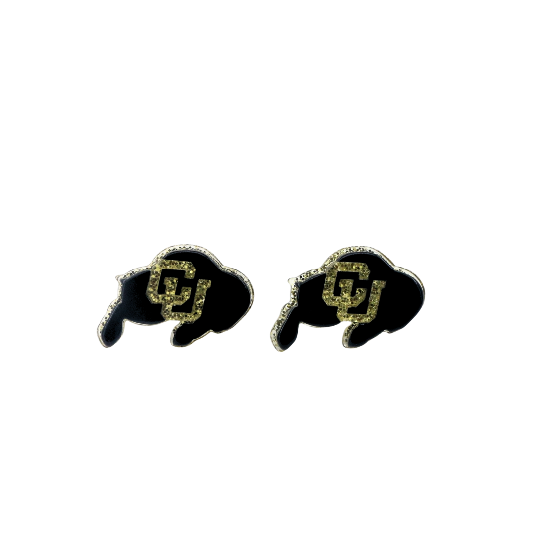Colorado Buffaloes Logo Stud Earrings