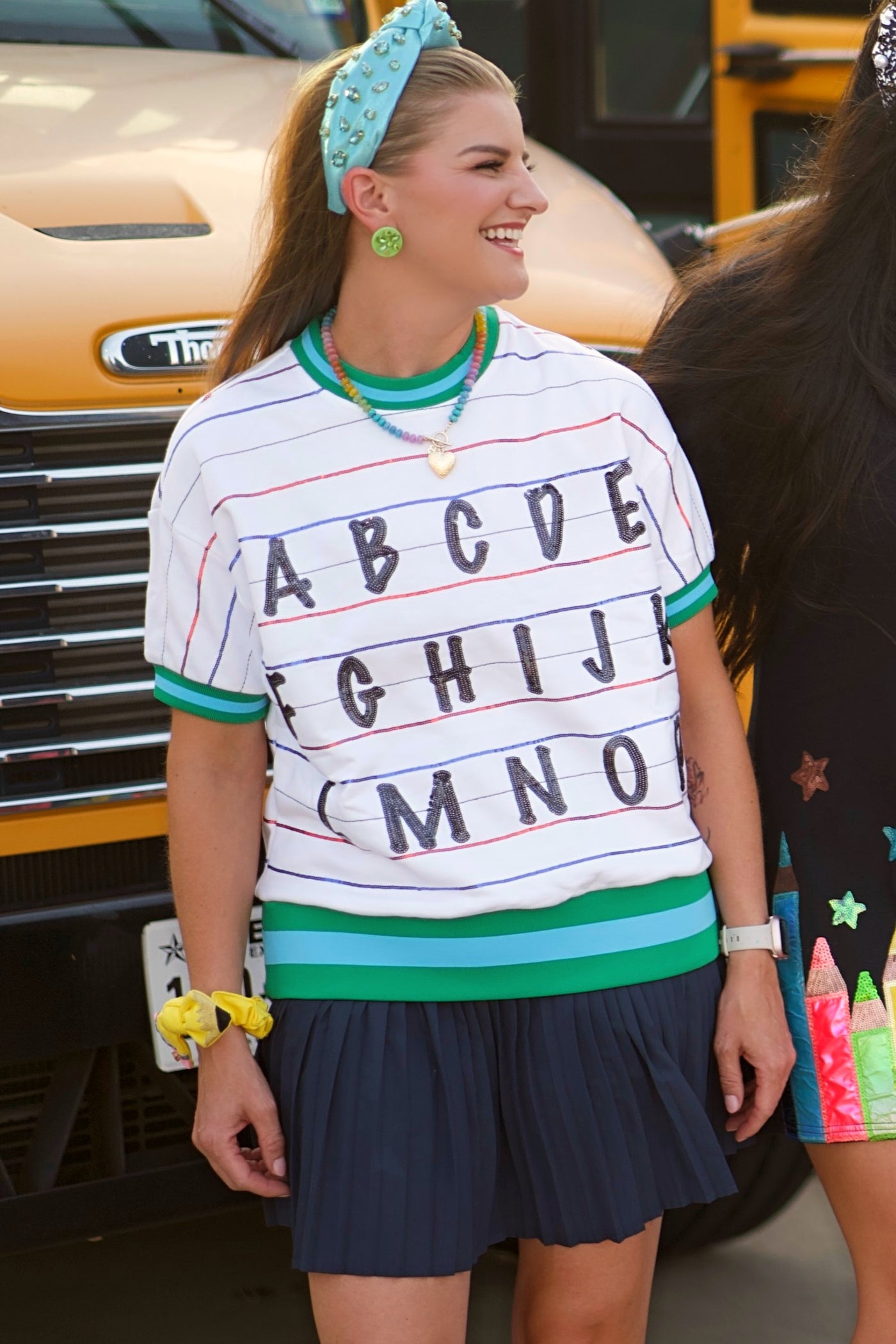 School Days ABC Short Sleeve Sweatshirt