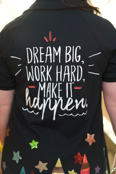 School Days Black Colored Pencil Dress