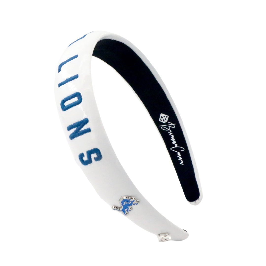 Detroit Lions Thin Embroidered Headband