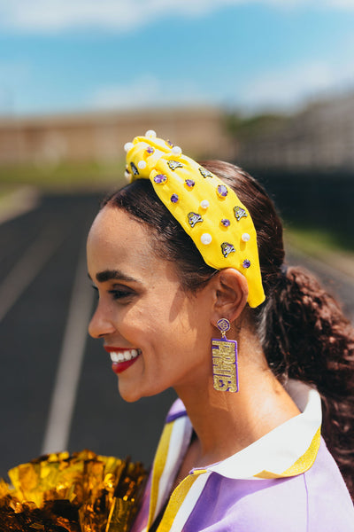 East Carolina Yellow Logo Headband