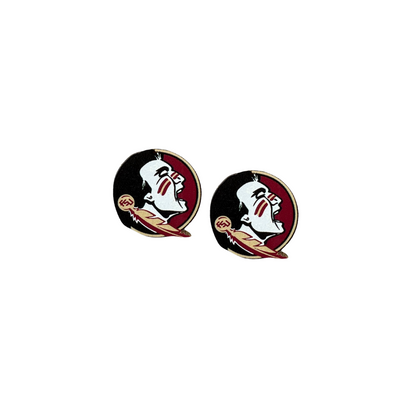 Seminole Logo Stud Earrings